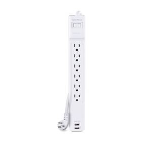 Csp606u42a Cyberpower 649532621408 Professional Surge Protector 900j/125v 6 Outlets 2 Usb Charge P