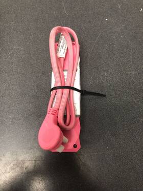 Cyberpower 649532931811 3 Ft. Surge Protector - Outlets And 2 Usb Ports 2.4 Amp Pink