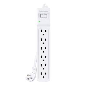 B604 Cyberpower 6-ac Outlet Essential Series Surge Protector Power Strip 4-ft. Cord With