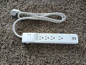 P403urc1 Cyberpower 4-outlet Home Office Surge Protector With Usb Power Strip
