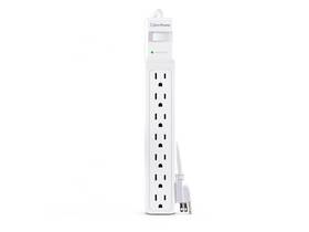Csb706w Cyberpower Systems Essential 7 - Outlet Surge Protector With 1800 J