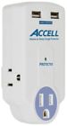 D080b-010k Accell 3-outlet Travel Surge