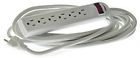 De6osp-15ft De 6 Outlet Surge Protector Power Strip With 15 Foot Long Extension Cord Cable 812376041965