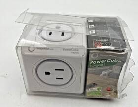Designnest 818064024265 Powercube Surge Protection Wall Plug 5-outlet 15a/125v