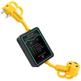 D002010 Desipesi 30 Amp Rv Surge Protector With Smart Circuit Analyzer Waterproof 10000 Joules