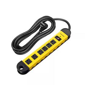900j Dewenwils 313018712798 15 Ft. 6-outlet Heavy-duty Metal Surge Protector Power Strip
