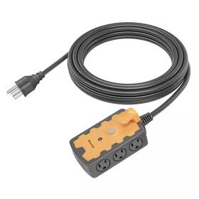 Dewenwils 726084918634 15 Ft. 6-outlet Heavy-duty Workshop Power Strip For Indoor Outdoor