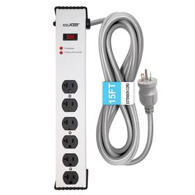Digital Energy 812376042184 20 Amp 6-20/t- Slot Plug 15-ft Cord - 900 Joule Surge Protec