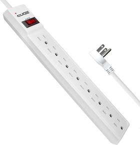 Dee1-1216 Digital Energy 25 Ft 8 Outlet Surge Protector Power Strip - 15 Amp 1875 W 125