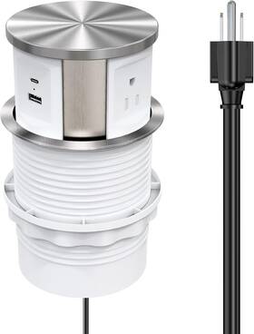 My107waqd Direct Pop Up Outlet For Countertop Retractable Recessed Power Strip With 3 Outlets 1