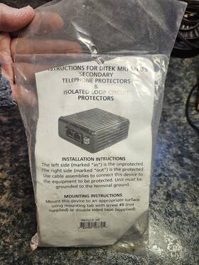 Mrj31x-wp Ditek 782980503725 Telephone Surge Protection