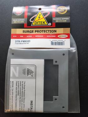 Dtk-120 Ditek 782980520197 New Dtk-fmkhd Flush-mount Kit For Dtk-120/240hd
