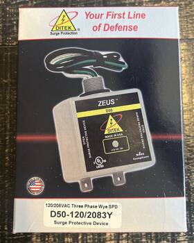 D50-120 Ditek D50-120/2083y - D50 Surge Suppressor 120 V Ac 208 Input