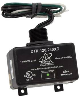 Dtk-120 Ditek Dtk-120/240xd 120vac Power Circuit Surge Protection 20a - Open Box Sd7