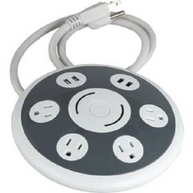 Lts-4k-4u Do It Best 4 -do 4-outlet/4-usb 1800j White And Gray Surge Protector With 3 Ft Cord