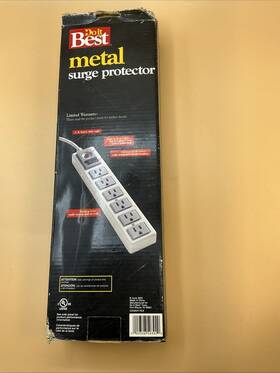 Do It Bet 009326503929 Best Professional 6ft 6outlet Surge Protector 15a/1875w Joule Rating 1000