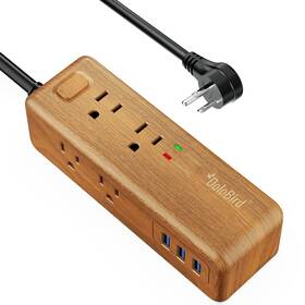 Dolobird 660111332515 Power Strip Surge Protector 8 Outlet With 3 Usb Ports Charging Station Long E
