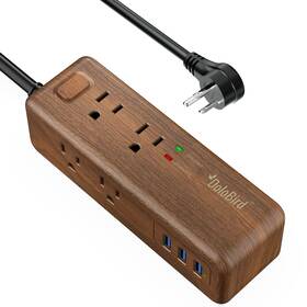 1usb-c Dolobird 660111332522 Power Strip Surge Protector 8 Outlet With 2 Usb-a Ports Charging Stati
