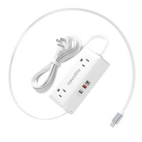 801pd Dongguan Nuoji Networktechnology Co. Ltd. Retractable Usb C Power Strip 20w Pd Fast Travel Charger With Ports For