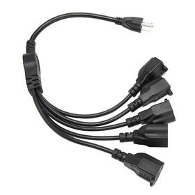 Dpofirs6k7rfwb8hi Dpofirs 5 Way Power Cord Splitter 3 Prong 1 To Outlet Space Saving 16awg 18awg For