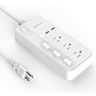 Dr78dp32wt Power Strips Surge Protector Switch Control Usb Charger 8011447705177