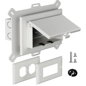 Dbhs1w-1 Dremica Recessed Outlet Box Low Profile Electrical Boxes Wall Plate