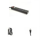 Dss58ftblk Surge Protector Power Strip With Long Extension Cord 812376047493
