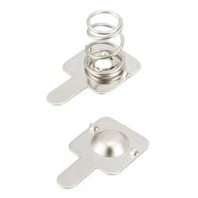 Duefixing 617662836207 10 Pairs Metal Battery Spring Plate Contact Replacement 14.5x9mm Duefixing 617662836207 10 Pairs Metal Battery Spring Plate Contact Replacement 14.5x9mm