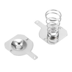 Duefixing 693974231930 50 Pair 18650 Battery Negative To Positive Conversion Spring Contact 16.5mmx16mm