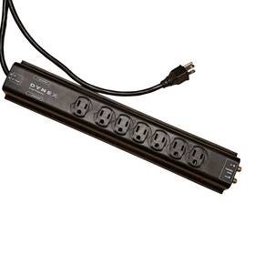 Smtc8 Dynex 7 Outlet Surge Protector With Satellite Cable Protection