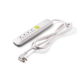 Easylife Tech 843741100253 0-2627 Power Strip Surge 4 Outlet S 6 Ft. White
