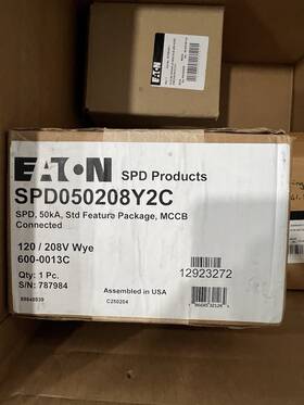 Spd050208y2c Eaton New Surge Protector 50ka