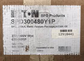 Spd300480y1p Eaton Houston Stock New Surge Protection Device 277/480v Free Shipp