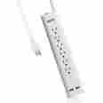 Btus062 Ebay Bestek 6 Outlet Surge Protector Dual 2.1a Usb Power Strip Home Office 6ft Cable
