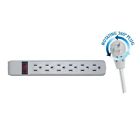 Ebay51w1-19206 Gadko Surge Protector Outlet Gray Horizontal Outlets Plastic Power Cord