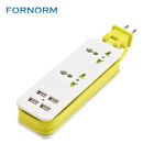Ebsp890 Fornorm Travel Portable Surge Protector With Extension Cable And Usb