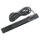 Ecf6 Bretford Outlet Black Surge Protector 096633336845