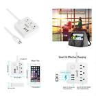 Ecftpm01 Manzoku Surge Protector Power Strip Usb Outlet Extender 685646488667