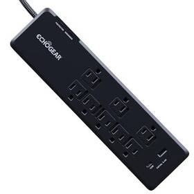 Echogear 793795535962 Powerblitz Surge Protector Power Strip With Usb-a And Usb-c Ports - Low Profile