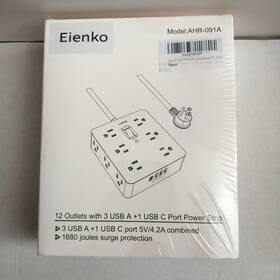 1680j Eienko 194644157395 12 Outlets Power Strip Surge Protector 3 Usb A 1 C