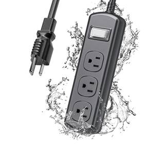 Eg1-01-bk-6 Eigso Outdoor Power Strip Weatherproof Ipx6 Grade Waterproof Surge Protector With