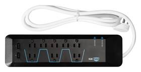 Elac 850026501476 Protek 8 Outlet Surge Protector/power Conditioner With Dual Usb