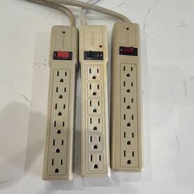 Eg613161 Electri-cord Sl Waber Intermatic 6-outlet Surge Protector Beige 3-pack