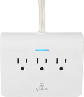 78428 Electric Designer Series 3-outlet Usb Surge Protector Desktop Power Strip 4x Ports