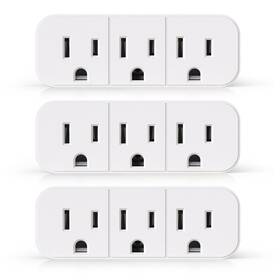 Elegrp 957064537291 Triple Outlet Extender 3-prong Grounded Wall Tab Multiple A Elegrp 957064537291 Triple Outlet Extender 3-prong Grounded Wall Tab Multiple A