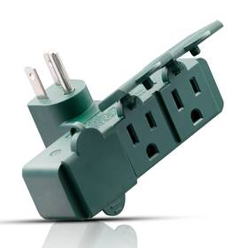 Elegrp 957064537345 3-prong Weatherproof 3-outlet Extender Adapter Heavy Duty Triple Grou Elegrp 957064537345 3-prong Weatherproof 3-outlet Extender Adapter Heavy Duty Triple Grou