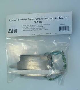 Elk-952 Elk 762158009525 In-line Telephone Surge Protector For Security Controls