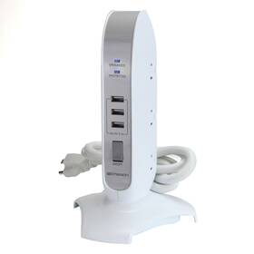 Eap-1001 Emerson 5-outlet And 3-usb Charging Tower