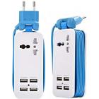 Etp16blue Europe Usb Power Strip With Ports Charging Station 706954166525