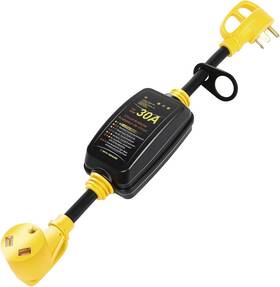 133787-5354-1757394941 Fahkns Rv Surge Protector 30 Amp Protection Up To 2100 Joules Circuit Analyzer